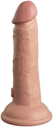 King Cock Dual Density Ρεαλιστικό Dildo με Βεντούζα Nude 15cm