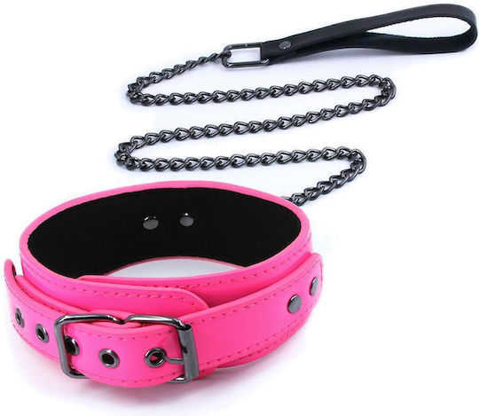 Ns Novelties Electra Play Things Collar & Leash Κολάρο Pink