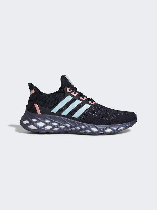 Adidas Ultraboost Web DNA Γυναικεία Αθλητικά Παπούτσια Running Legend Ink / Bliss Blue / Beam Pink