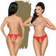 Penthouse Naughty Valentine Open Panties Red