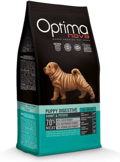 Optimanova Puppy Digestive 30-036 2кг Суха Храна без Зърнени храни за Кученца с Картофи