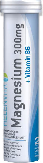 Helenvita Magnesium + Vitamin B6 20 αναβράζοντα δισκία Πορτοκάλι