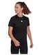 Adidas Damen Sportlich T-shirt Schwarz