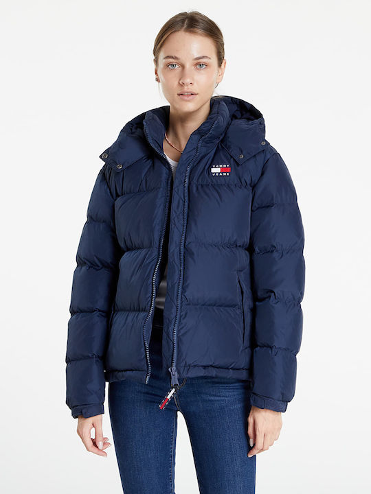 'ALASKA' Kurz Damen Puffer Jacke für Winter Twilight Navy