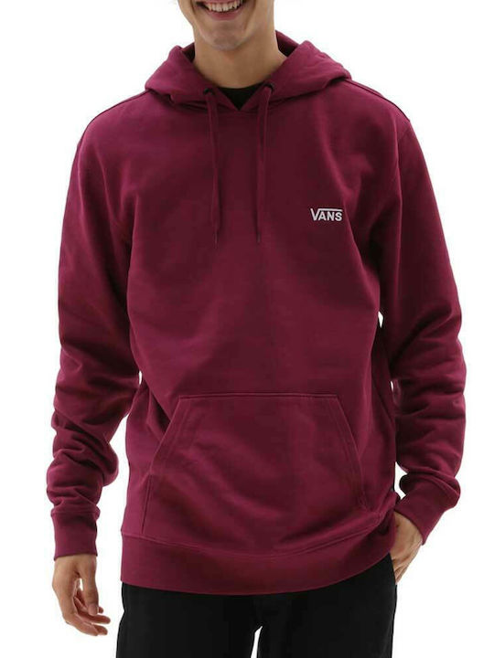 Vans Core Basic Φούτερ με Κουκούλα Μπορντό
