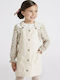 Kids' Corduroy Overall Skirt Monochrome Beige