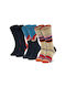 Happy Socks Unisex Κάλτσες με Σχέδια Πολύχρωμες 3Pack