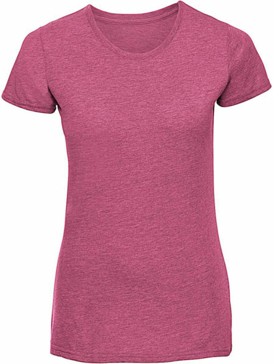 Russell Europe HD R-165F-0 Γυναικείο T-shirt Pink Marl