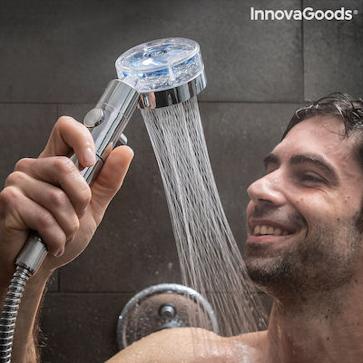 InnovaGoods Telefon de duș cu filtru și întrerupător de oprire a fluxului