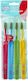 TePe Colour Compact Zahnbürste Extra weich Green, Fuchsia, Yellow & Blue 4Stück