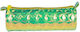 Clairefontaine Holographique Ronde Pencil Case Barrel Green