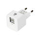 Lampa Φορτιστής Χωρίς Καλώδιο με 2 Θύρες USB-A 12W Λευκός (L3869.0)