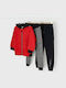 Mayoral Kids Sweatpants Set Red 2pcs