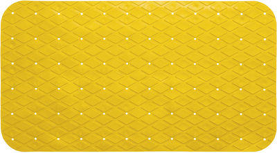 Spitishop F-V Bathtub Mat with Suction Cups Yellow 35x70cm