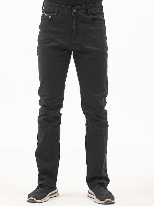 Beltipo Men's Jeans Pants Elastic Black