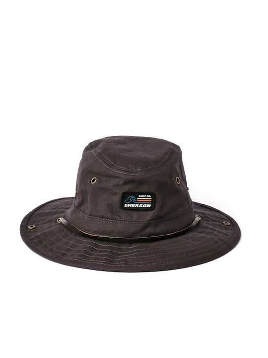 Emerson Υφασμάτινo Ανδρικό Καπέλο Charcoal