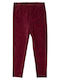 Kinder Leggings Lang Burgundisch