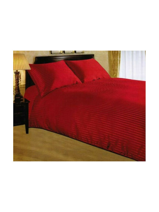 MayHome Kissenbezug-Set mit Umschlagumschlag Rot 50x70cm.