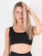 Primo Women's Bra without Padding Black