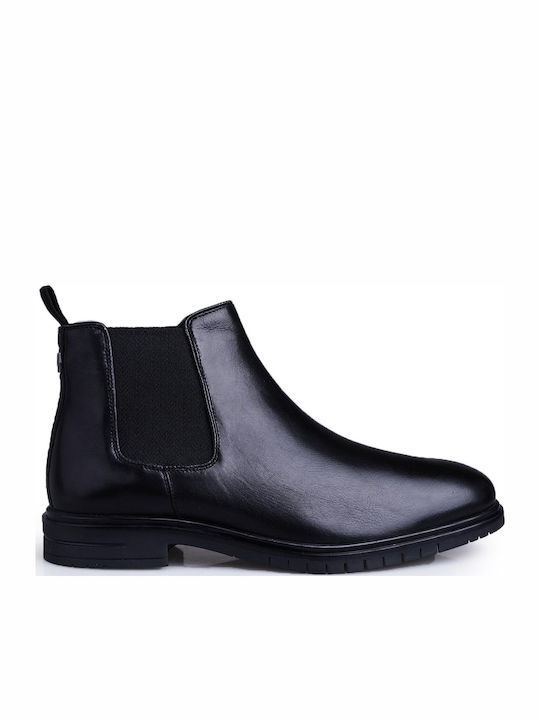 Leather Black Chelsea Boots Anatomical