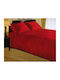 MayHome Sheet Sets Double 200x240cm. Red 4pcs