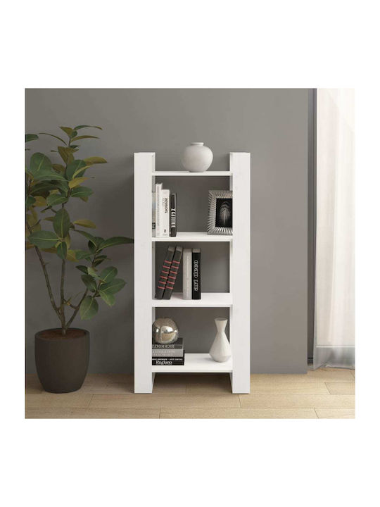 White Bookcase 60x35x125cm