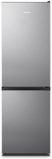 Intercool Fridge-Freezer 304lt Total NoFrost H186xW59.5xD59cm Inox SDFC-300S/BM