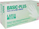 Med Comfort Basic Plus Γάντια Λάτεξ Χωρίς Πούδρα σε Λευκό Χρώμα 100τμχ