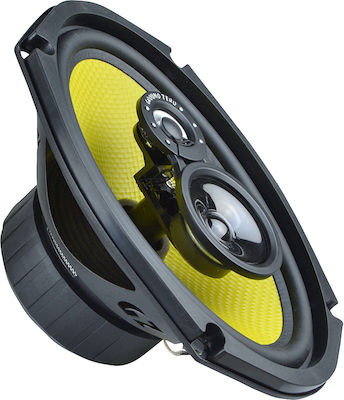 Ground Zero Car Speaker 6x9" with 190W RMS (3 Way)