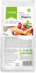 NoCarb Organic Product Mix for Waffle Sugar Free Fiber for Waffles Gluten Free 200gr