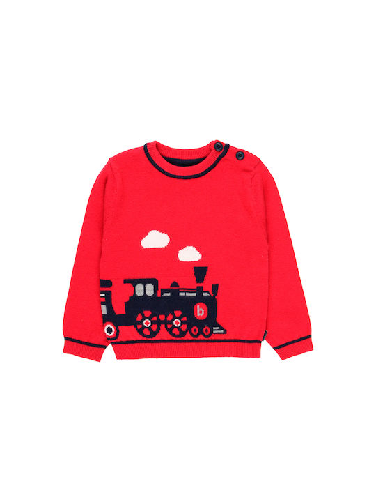 Boboli Kids Blouse Long Sleeve Red