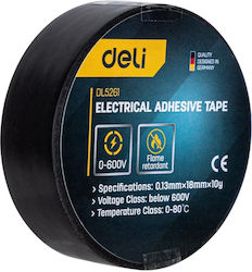 Deli Bandă Izolatoare PVC Neagră