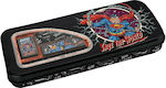 Graffiti Superman Pencil Case Full Metal with 1 Compartment Black