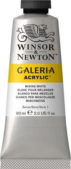 Winsor & Newton Ακρυλικό Χρώμα Ζωγραφικής Λευκό 60ml