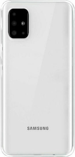 Bigben Interactive Back Cover Σιλικόνης Διάφανο (Galaxy A71)