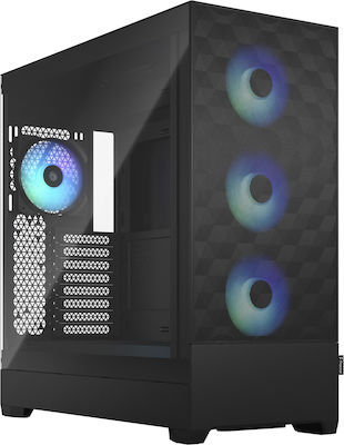 Fractal Design Pop XL Air Gaming Midi Tower Computer Case with Window Panel RGB Black TG Clear