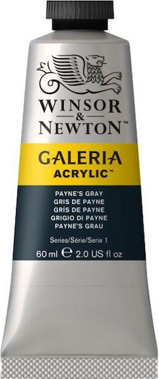 Winsor & Newton Ακρυλικό Χρώμα Ζωγραφικής Γκρι 60ml