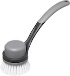 Spitishop 164749 Plastic Cleaning Brush with Handle Gray
