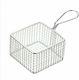 Berkis Frittierkorb Servierkorb Metallisch mit Durchmesser 10cm und Höhe 10cm 1Stück