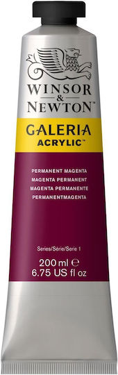 Winsor & Newton Ακρυλικό Χρώμα Ζωγραφικής Permanent Magenta 200ml