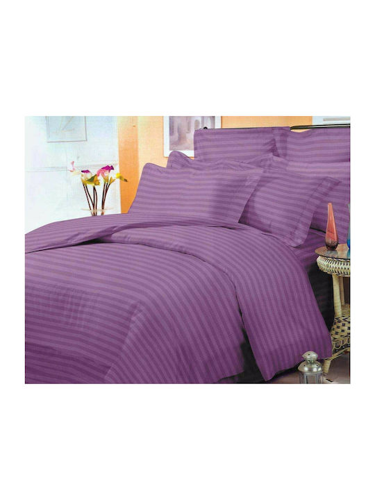 MayHome Sheet Sets Semi-Double 180x240cm. Purple 3pcs