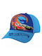 Kids' Hat Jockey Fabric Hot Wheels 570256 Light Blue