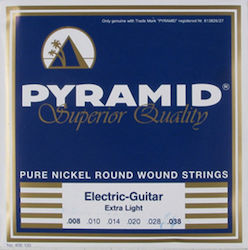 Pyramid Extra Light 8-38 Σετ Χορδών Nickel Plat...