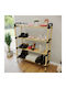 Shelving Unit Floor Madera Beige 64x20x75cm