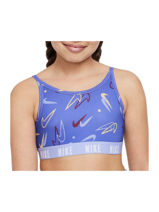 Nike Trophy Kinder-Bustier Dri-Fit Blau