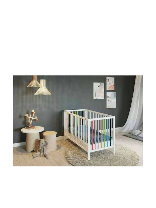 Decobebe Κούνια Rainbow για Στρώμα Apollon Latex 60x120cm