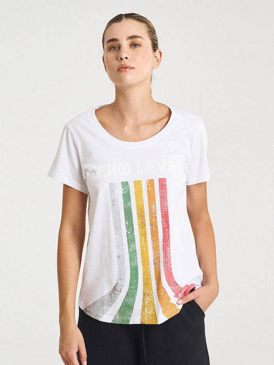 Zero Level Mirai Γυναικείο T-shirt Pure White