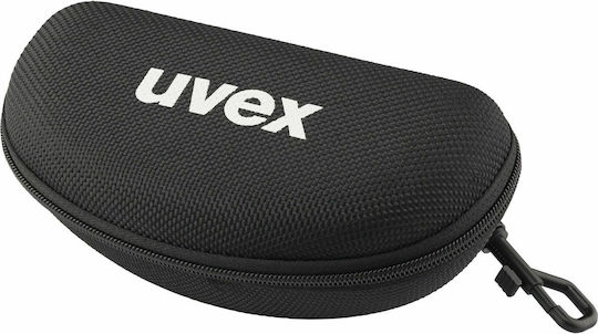 Uvex Spectacle Θήκη Γυαλιών Ημίσκληρη με Φερμουάρ Μαύρη