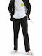 Trousers Elastic in Relaxed Fit Black
