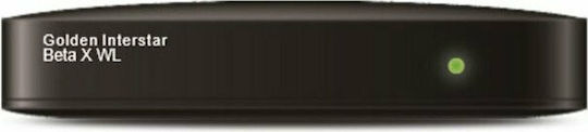 Golden Media TV Box Interstar Beta X WL 4K UHD with WiFi USB 2.0 2GB RAM and 1GB Storage Space with Operating System Linux / Android